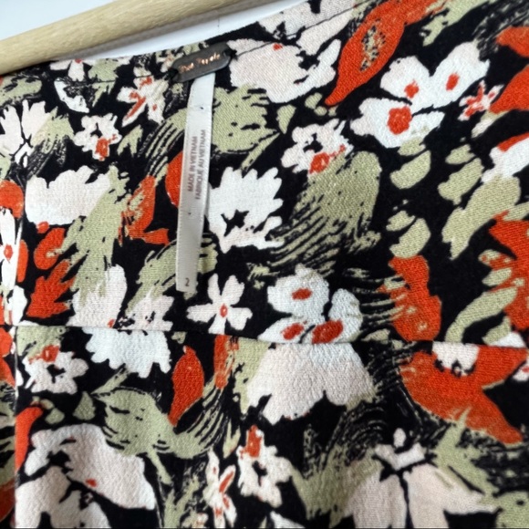 Free People Forget Me Not Floral Smocked Mini Dress - Picture 12 of 12